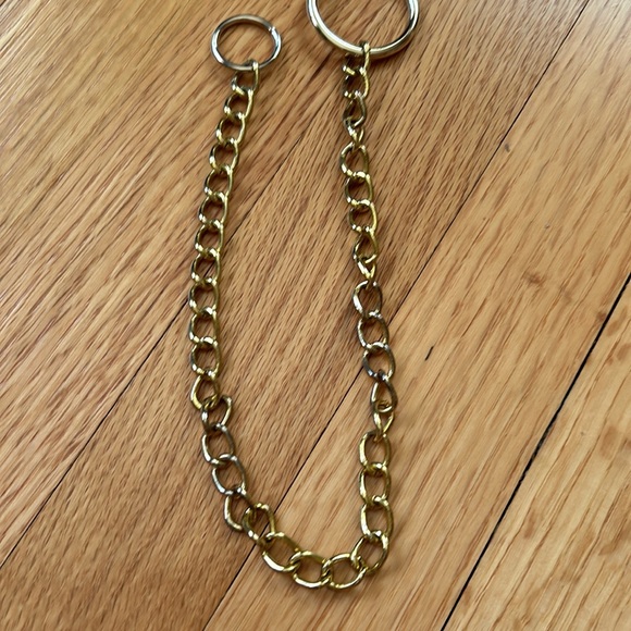 Vintage Shell Circles & Gold Tone Circles Belt with Chain for adjustable waist - Picture 6 of 9